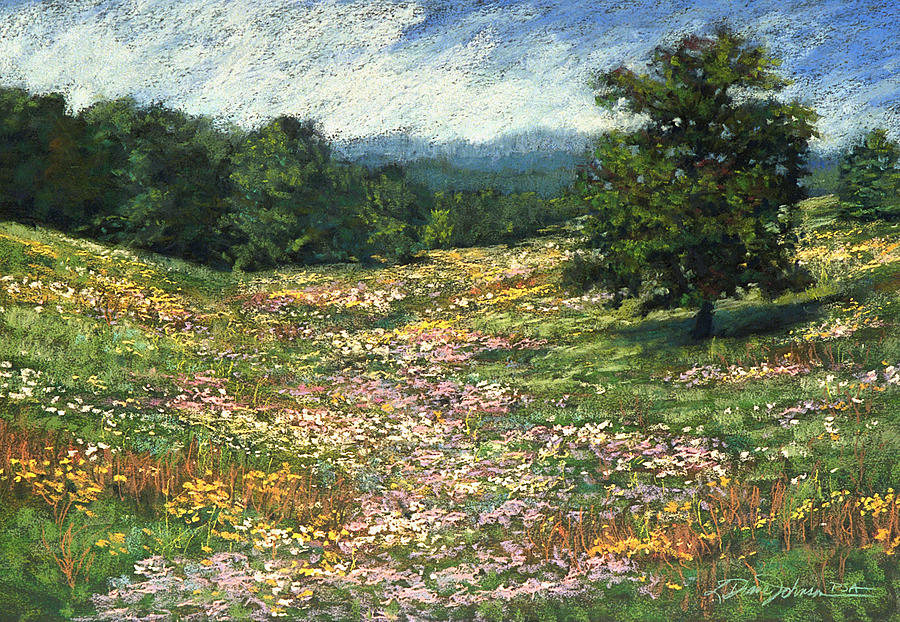 Meadow Painting by L Diane Johnson