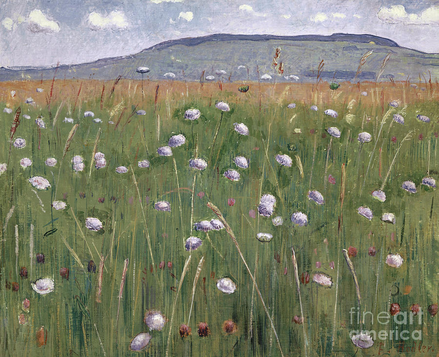 Meadow Piece, 1901 Painting by Ferdinand Hodler