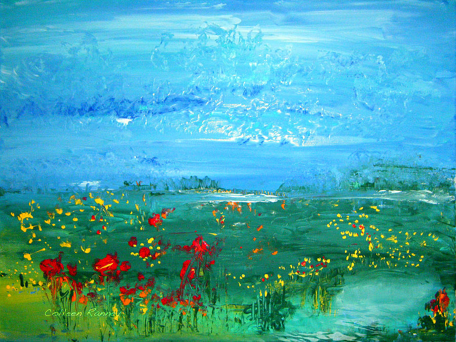 Meadow Pond By Colleen Ranney Painting