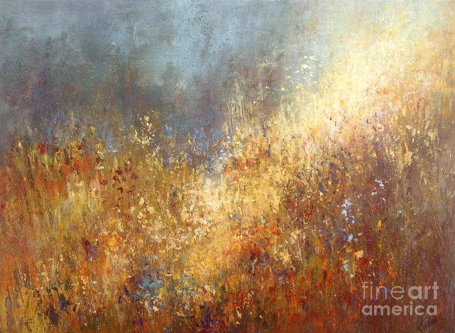 Meadowsweet Painting by Valerie Travers
