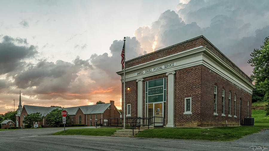 Meadowview, Va Post Office Photograph by Dion Wiles