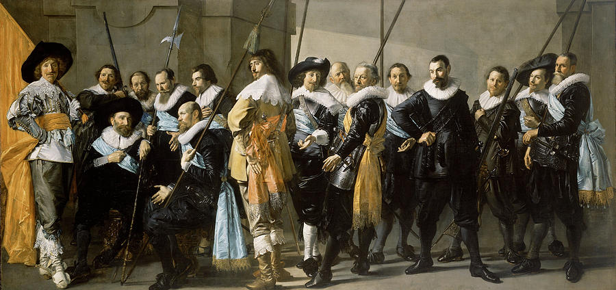 Meagre Company Painting by Frans Hals and Pieter Codde
