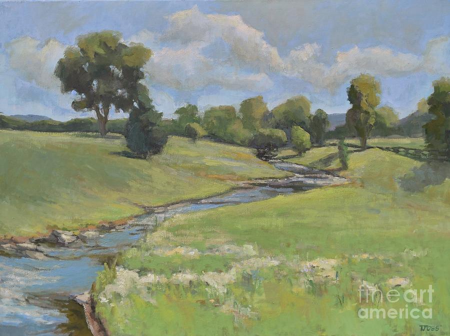 Landscape Painting - Meander by Tiffany Foss Landscape Painting - Meander by Tiffany Foss