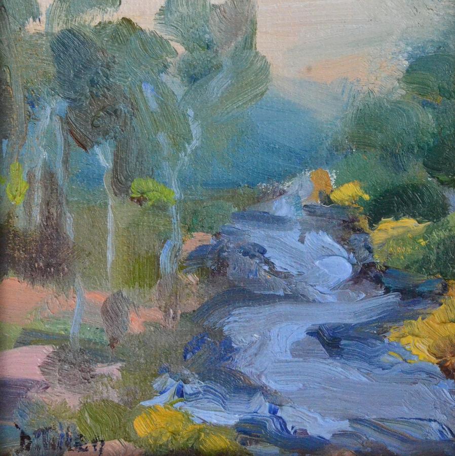 Meandering River Painting by Donna Tuten