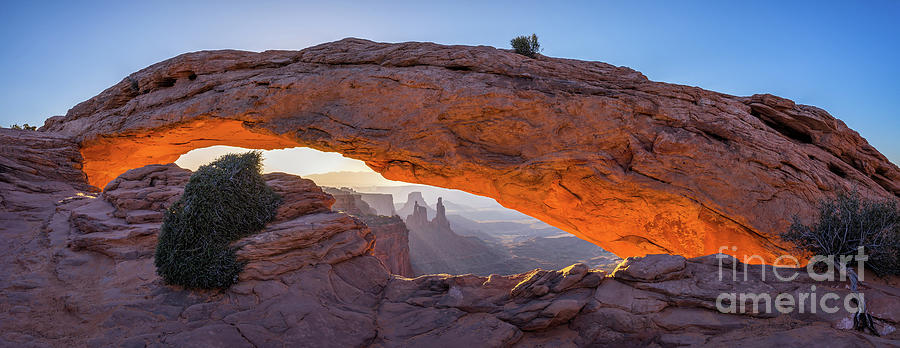 Mesa Arch Panoramic Photograph by Anthony Heflin