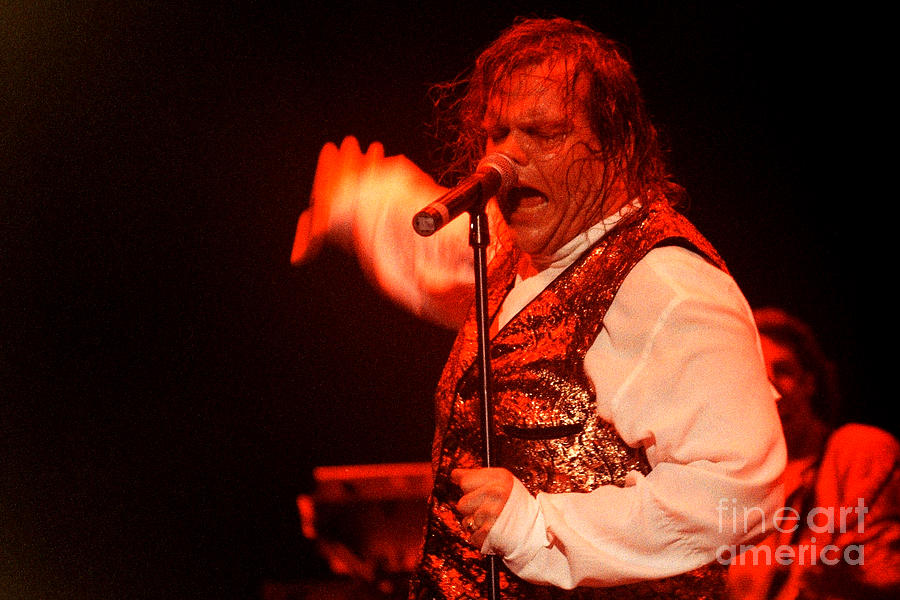 Music Photograph - Meat Loaf-3141 by Gary Gingrich Galleries