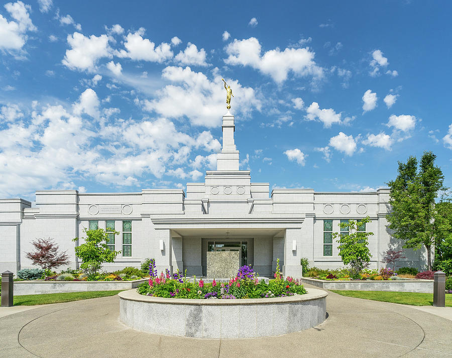 Medford Temple Front Photograph by Denise Bird