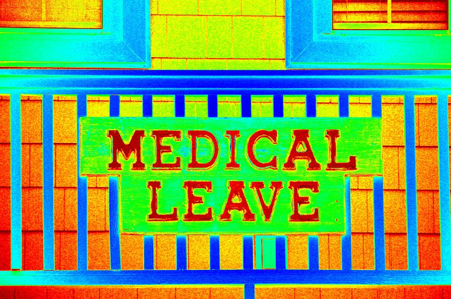 Medical Leave Art Mixed Media by Cynthia Guinn