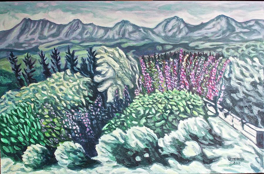 Medicinal Plants Painting by Enrique Ojembarrena