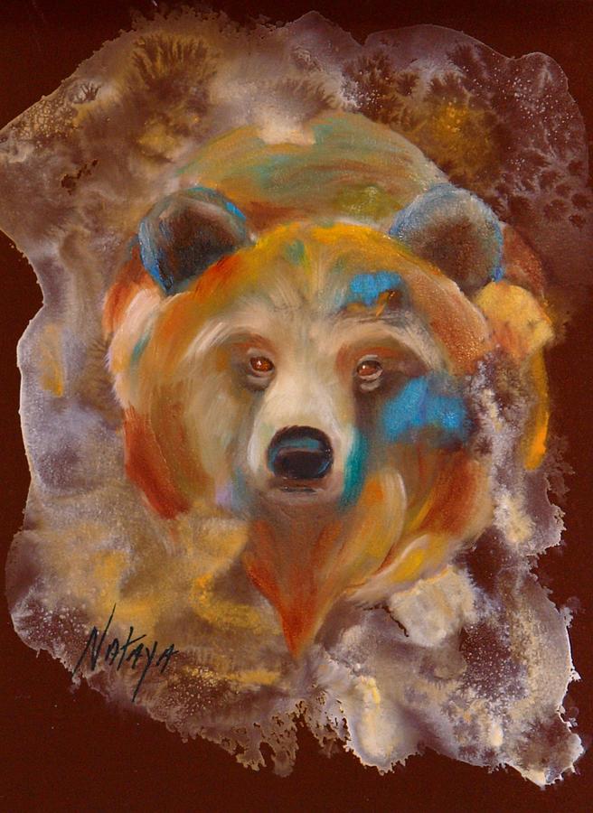 Medicine Bear Painting by Nataya Crow