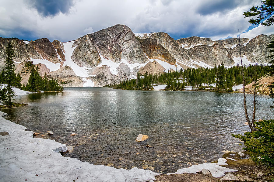 Medicine Bow Lake View Photograph by James BO Insogna