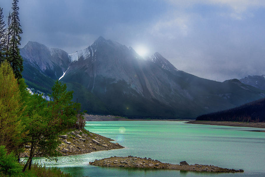 Medicine Lake, Alberta Photograph by Patrick Boening