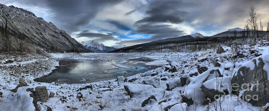 Jasper National Park Photograph - Medicine Lake Desolate Landscape by Adam Jewell