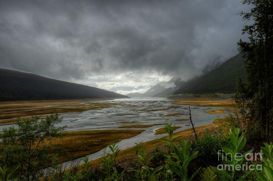 Medicine Lake Disappearing Lake Jasper National Park Alberta Canada Photograph by Wayne Moran