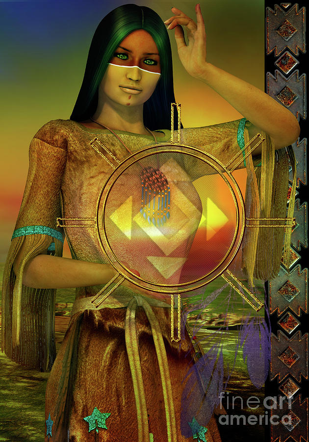 Medicine Woman Digital Art by Shadowlea Is