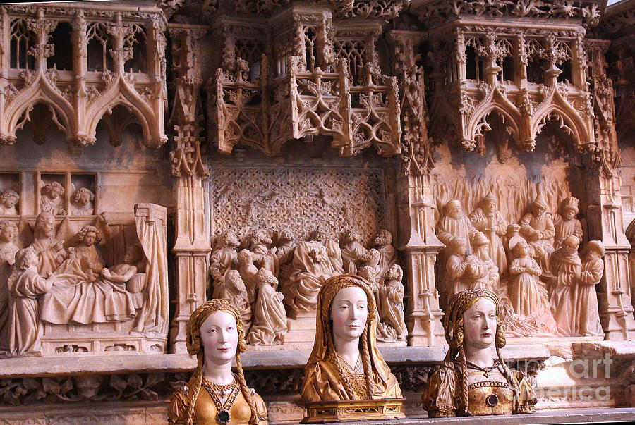 Medieval Altar at The Cloisters - New York  Photograph by Dora Sofia Caputo