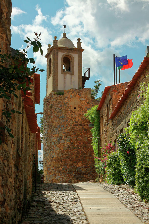 Medieval Clock Tower Photograph by Sally Weigand