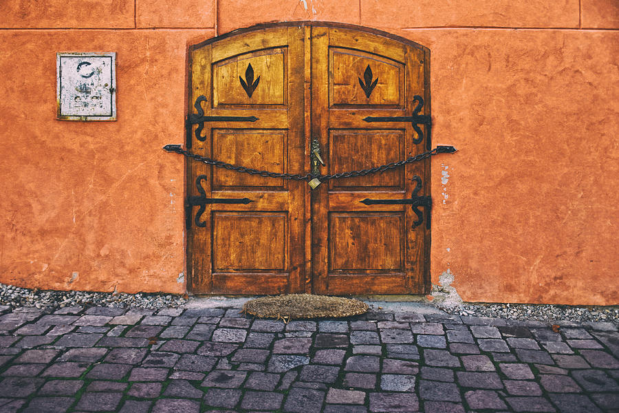 Medieval Door Sighisoara Photograph by Adam Rainoff