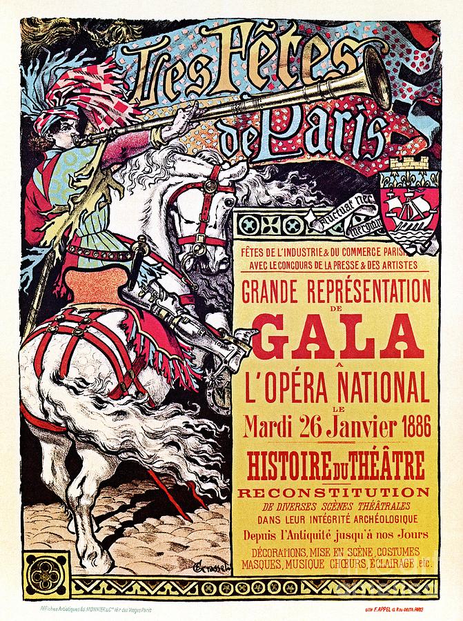 Medieval Gala Opera Paris 1886 Digital Art by Heidi De Leeuw