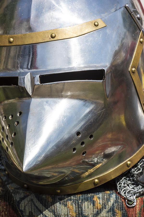 Medieval Helmet #1 Photograph by Hazy Apple
