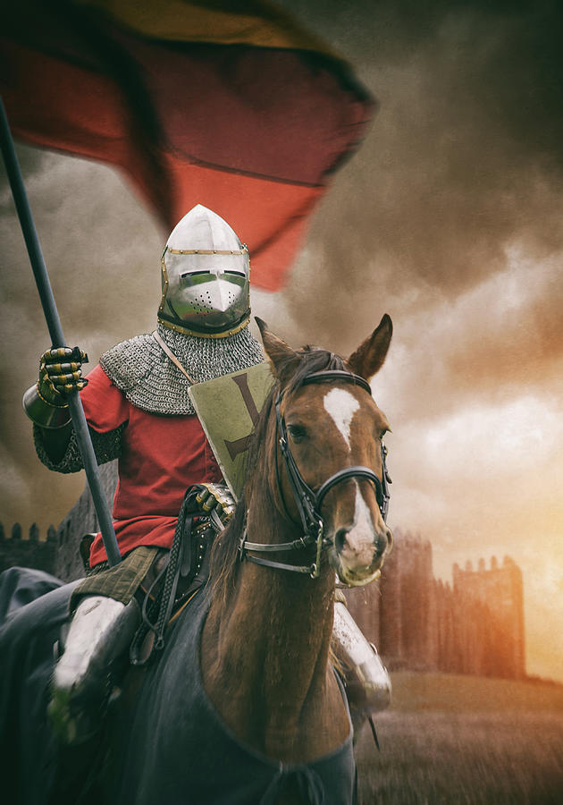 Medieval Knight 2 Digital Art by Carlos Caetano