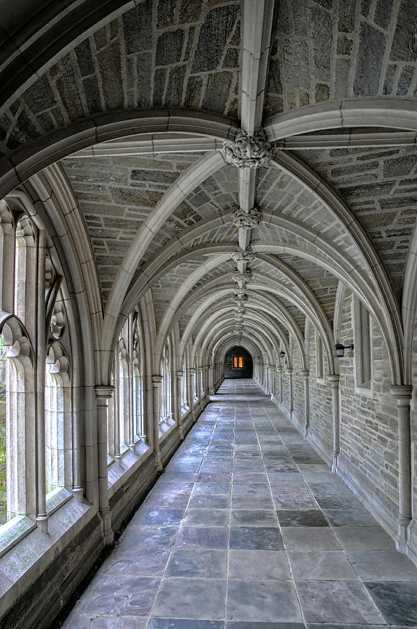 Medieval Passgeway At Princeton University Photograph by Dave Mills