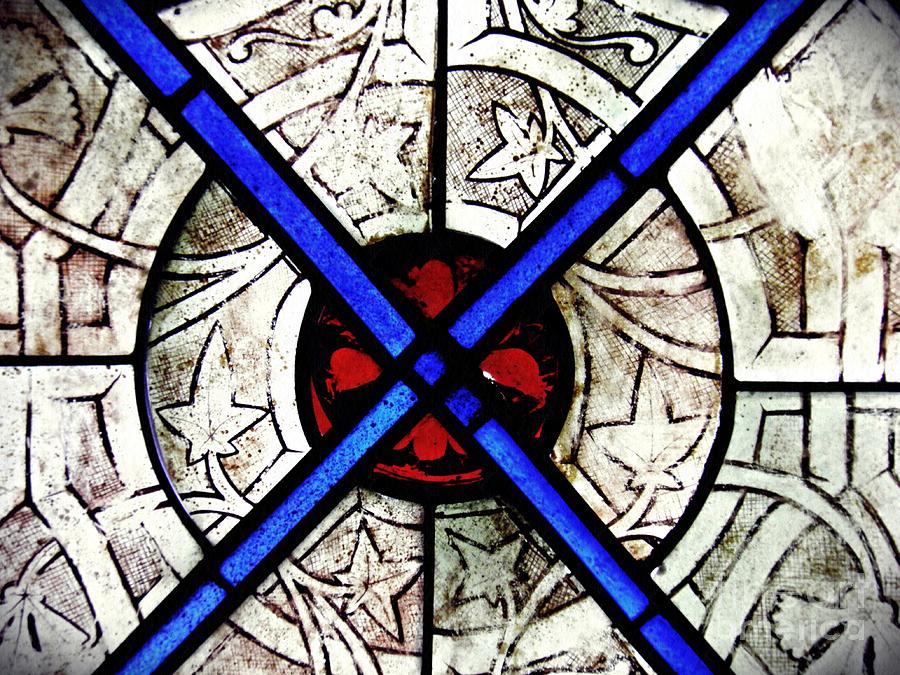 Medieval Stained Glass Abstract 1 Photograph by Sarah Loft