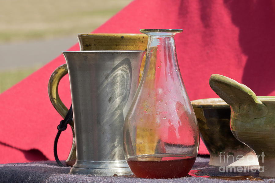 Vintage Photograph - Medieval Still Life by Terri Waters