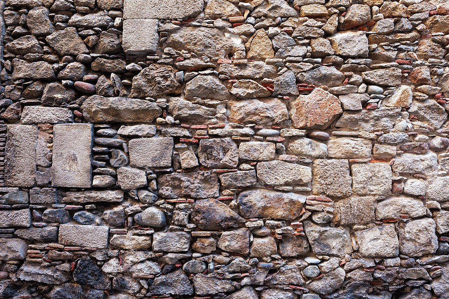 Medieval Stone Wall Photograph by Artur Bogacki