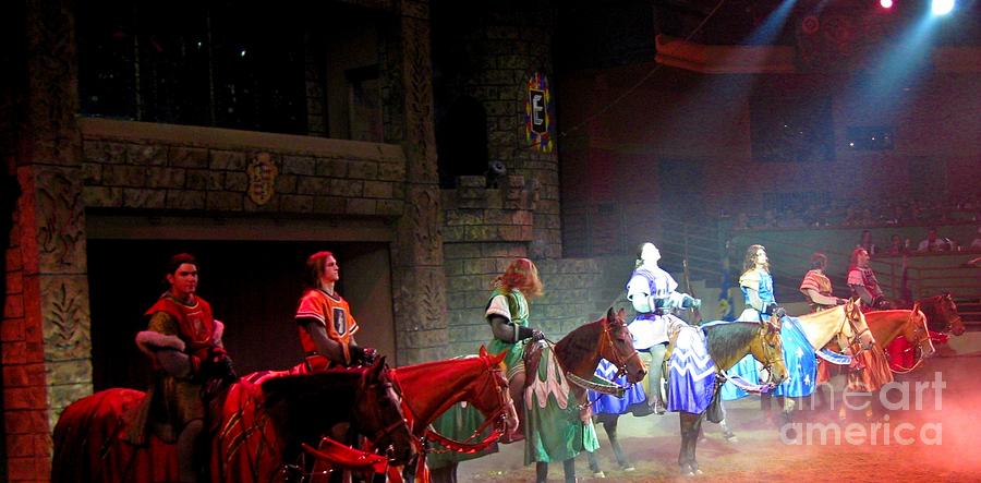 Knight Photograph - Medieval Times Dinner Theatre in Las Vegas by John Malone