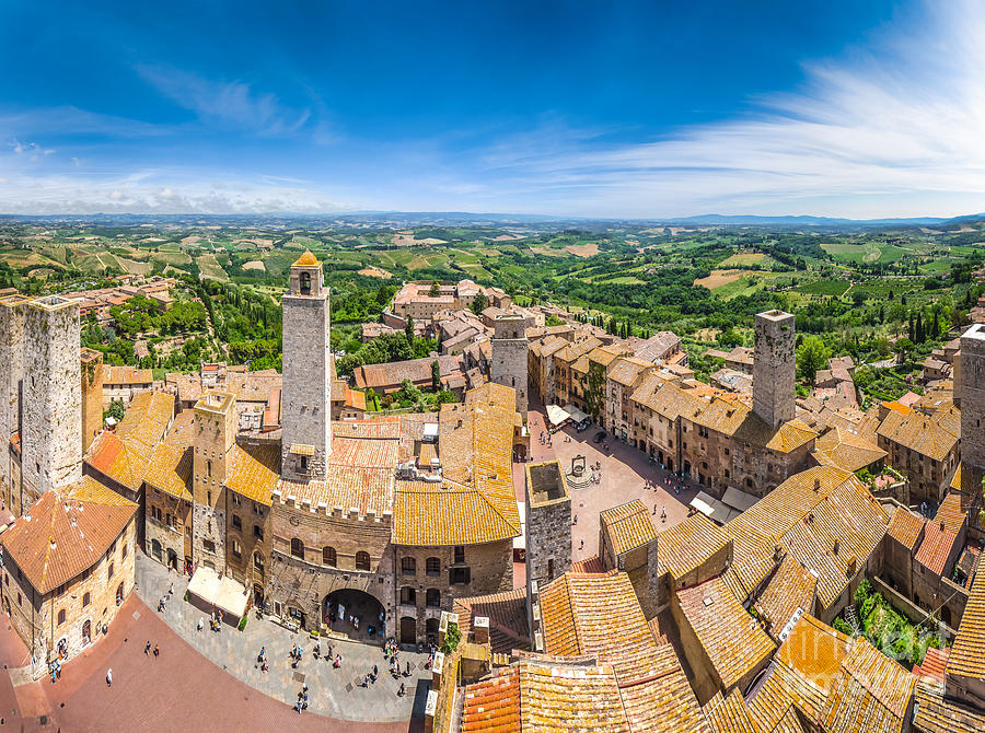 Medieval towers of San Gimignano Photograph by JR Photography