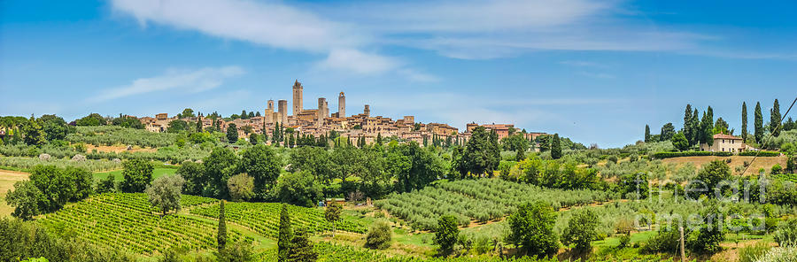 Medieval town of San Gimignano Photograph by JR Photography