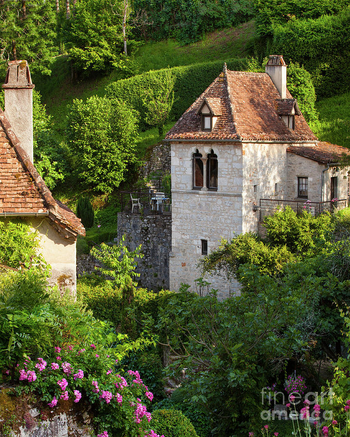 Medieval Village Homes - France Photograph by Brian Jannsen