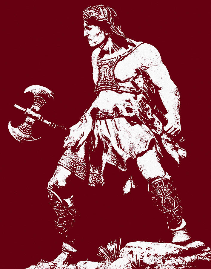 Medieval Warrior - 18 Painting by AM FineArtPrints