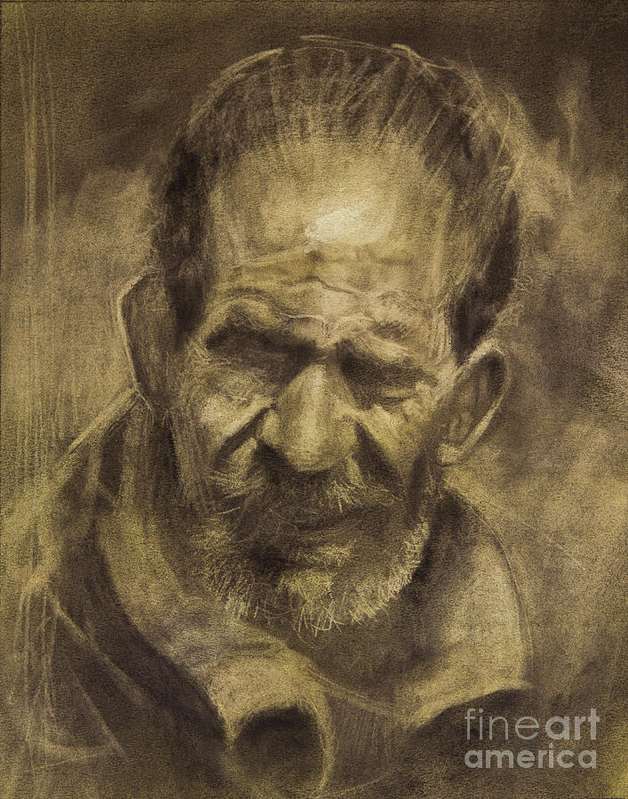 Charcoal Drawing - Medina Quick Sketch by Jonathan Wommack Charcoal Drawing - Medina Quick Sketch by Jonathan Wommack