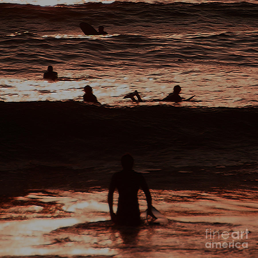 Summer Photograph - Meditari - Red by Linda Shafer