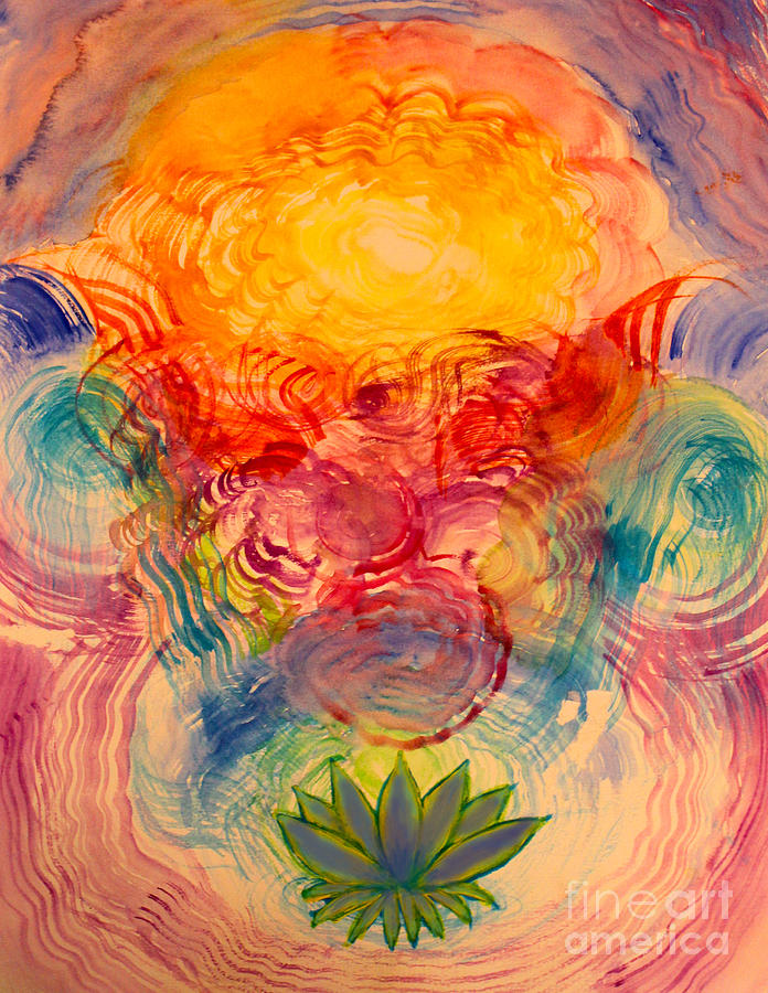 Meditation Painting by Anne Cameron Cutri