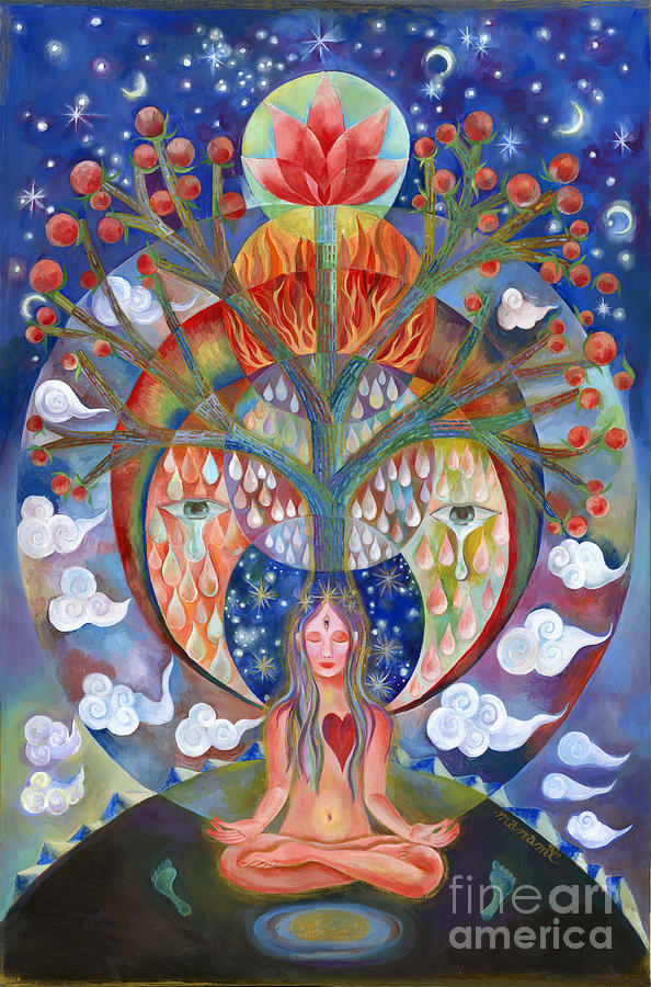 Fruit Painting - Meditation #1 by Manami Lingerfelt