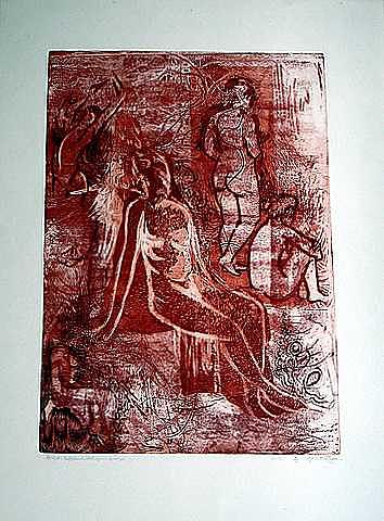 Meditation Print by Samah Fahmy Meditation Print by Samah Fahmy