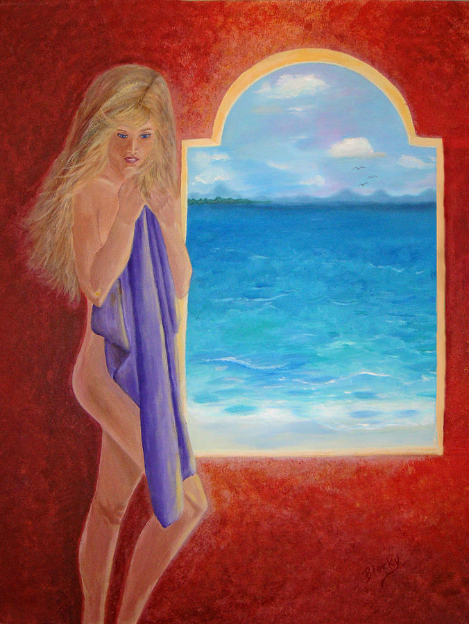Mediterranean Dreams Painting by Donna Blackhall