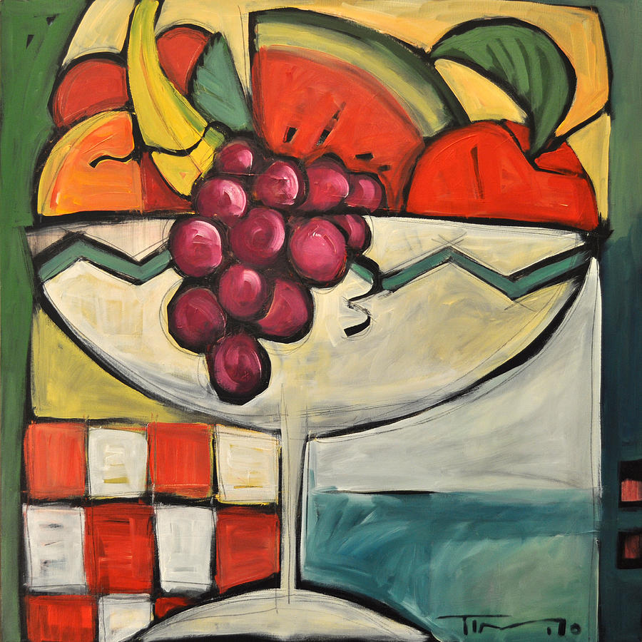 Mediterranean Fruit Cocktail Painting by Tim Nyberg