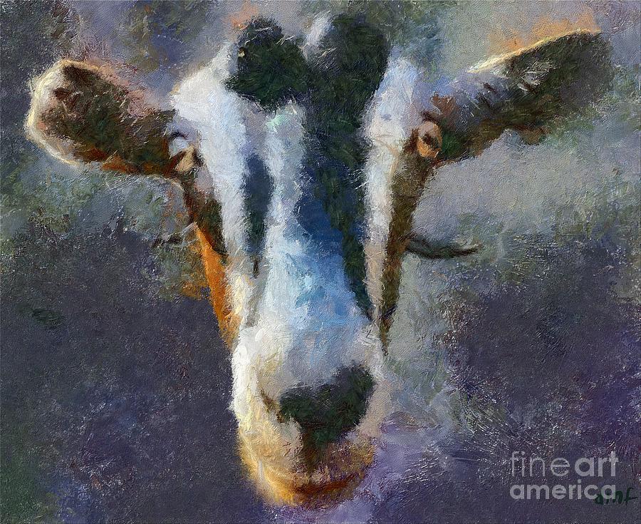 Mediterranean Goat Painting by Dragica  Micki Fortuna