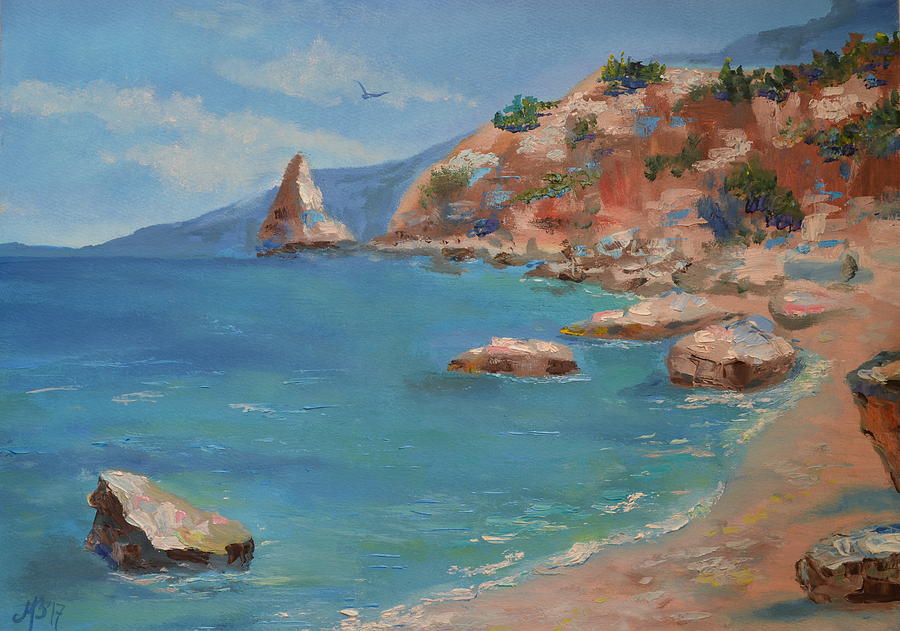 Mediterranean Sea Painting by M B - Pixels