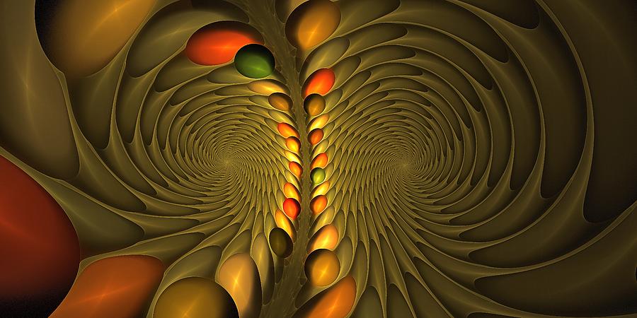 Meditirina Seed Pod Digital Art by Doug Morgan