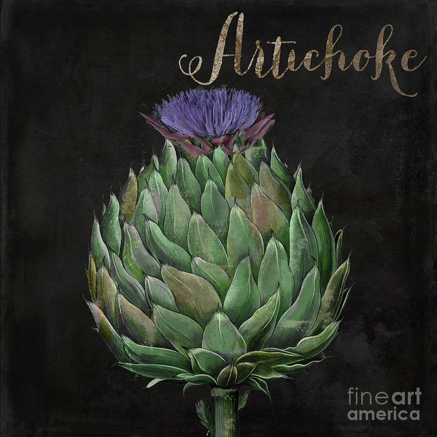 Artichoke Painting - Medley Artichoke by Mindy Sommers