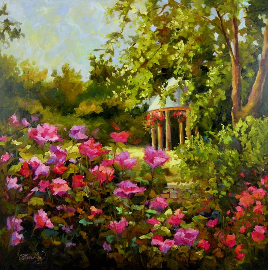 Meet Me in the Garden Painting by Chris Brandley