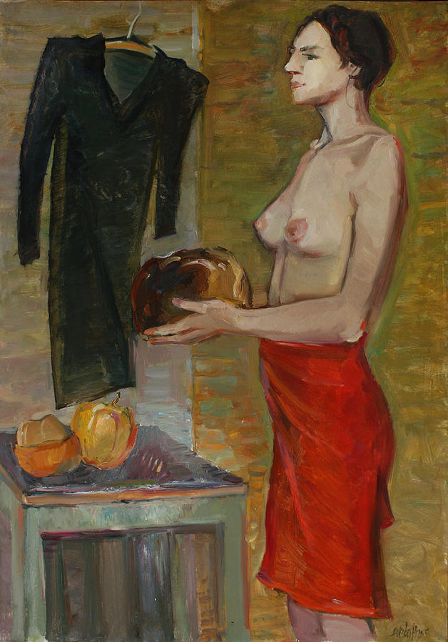 Meeting Painting by Juliya Zhukova