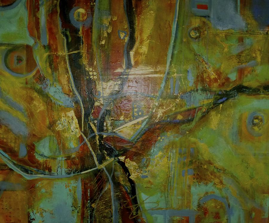 Abstract Painting - Meeting of Minds by Genevie Henderson