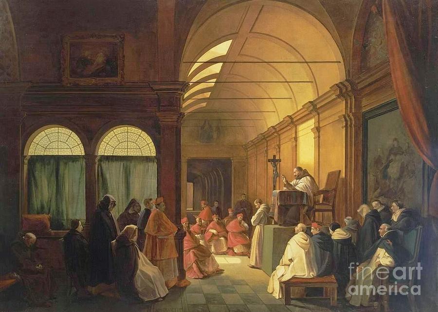 Kingdom Painting - Meeting of the Monastic  by MotionAge Designs