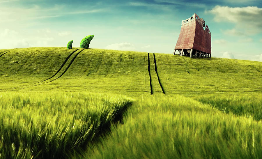 Landscape Digital Art - Meeting by Simon Siwak Landscape Digital Art - Meeting by Simon Siwak